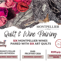 Stoeptasting - Quilt & Wine Pairing Experience