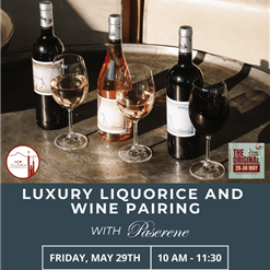 Stoeptasting - Luxury Liquorice and Wine Pairing with Paserene