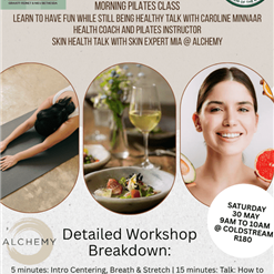 Stoeptasting - The Art of Balance - A Wellness Workshop and Pilates Class