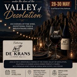Stoeptasting - Wine Pairing, 3-Course Dinner - Valley of Desolation
