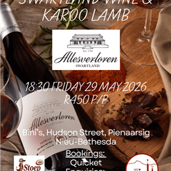 Stoeptasting - A Taste of the Karoo with Allesverloren