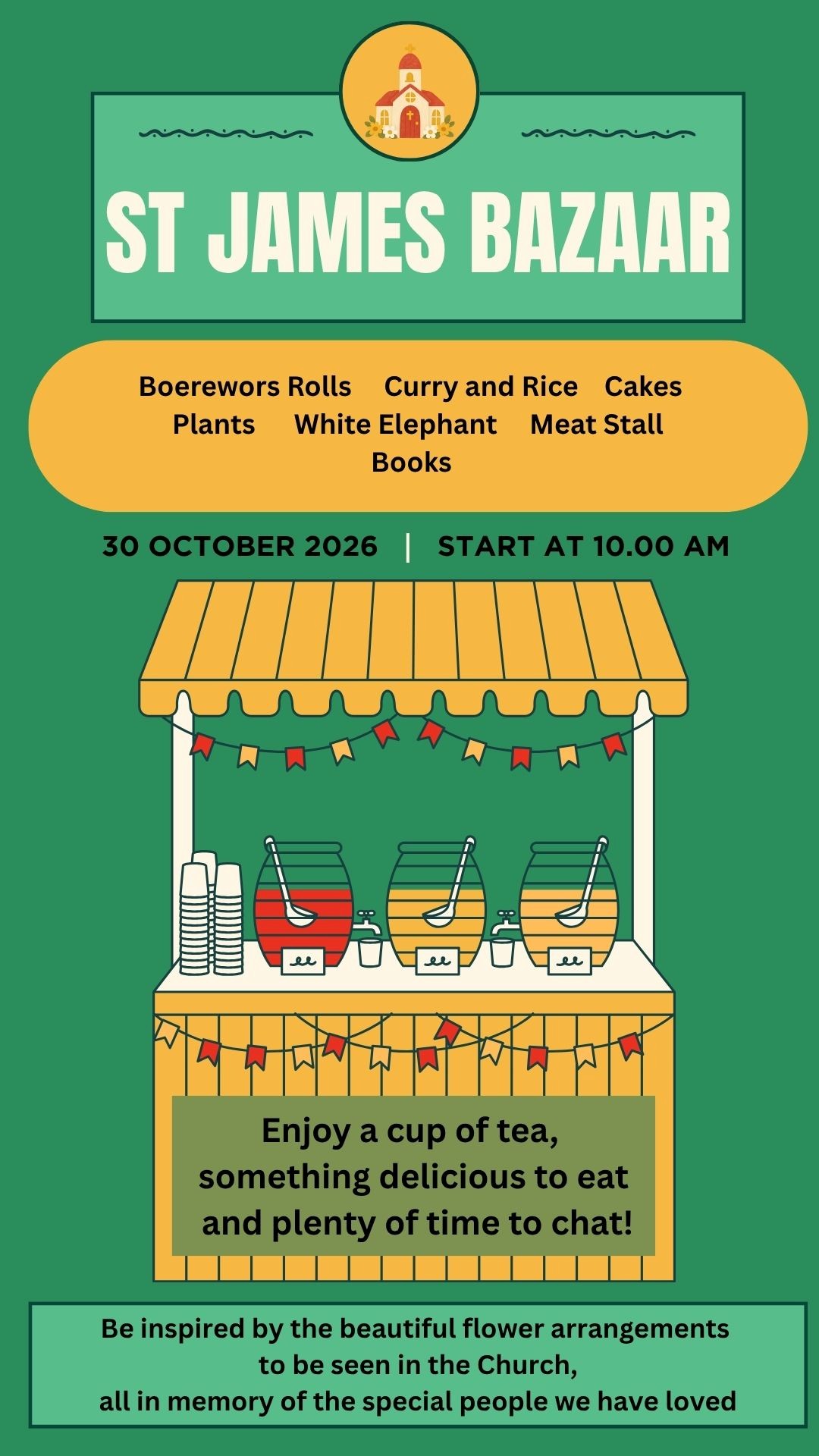 St James Anglican Church Bazaar & Flower Festival